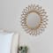 Hello Honey® Natural Round Cane Sunburst Wall Mirror